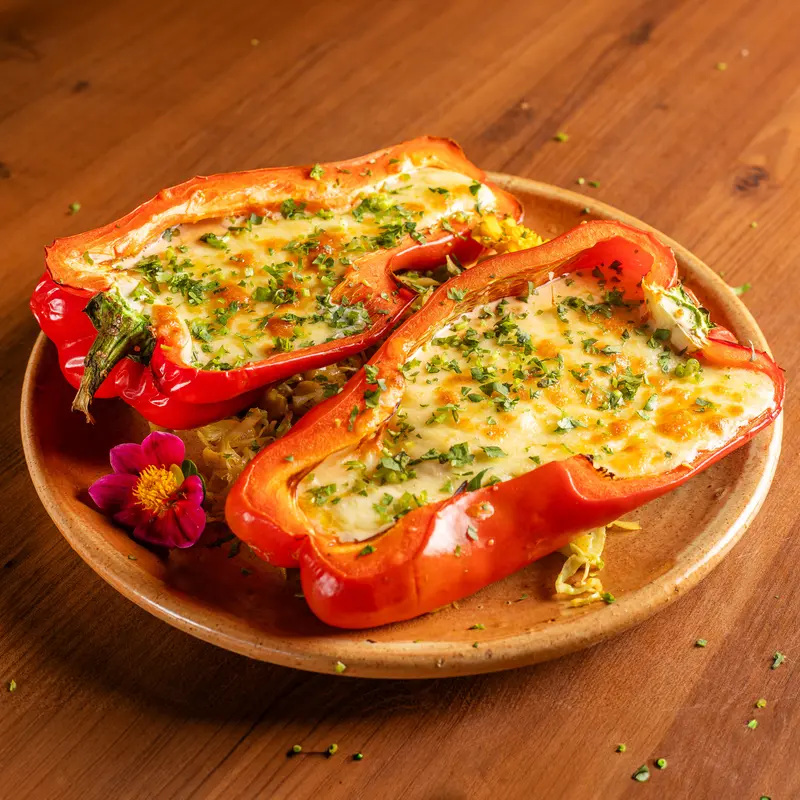 Pimentao Gratinado